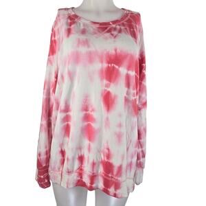 Green Tea Tie Dye Pink Women's Winter Soft Sweatshirt XXL